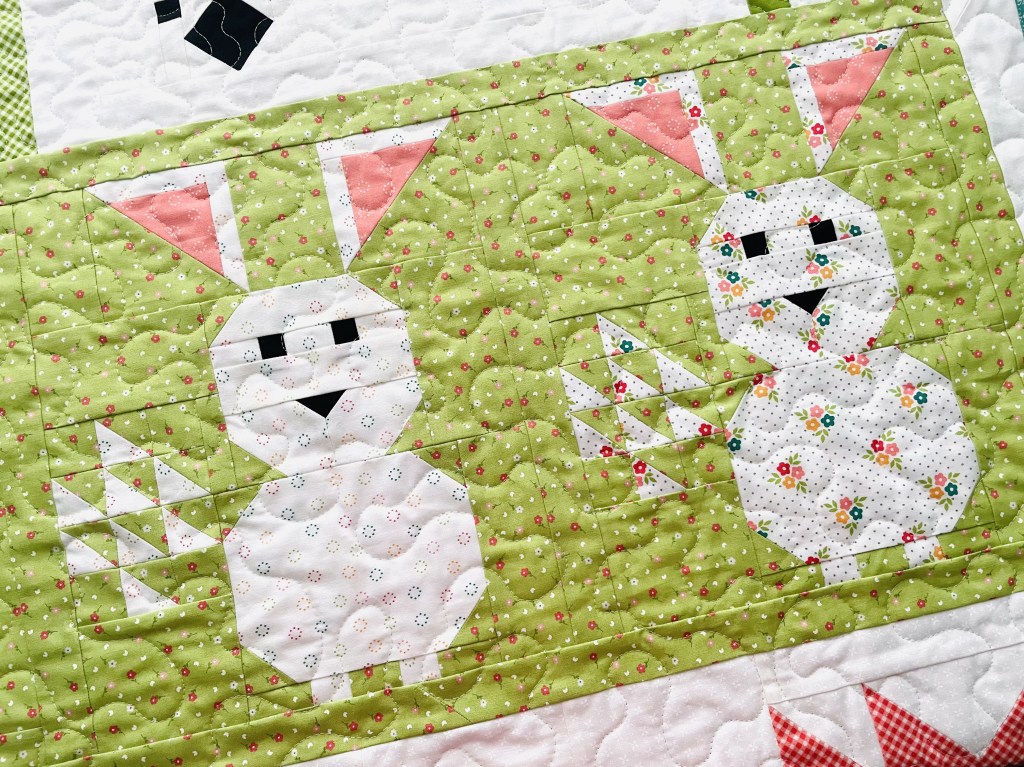 Chubby Bunny Quilt Block – Month 8 – My Little Adventure Quilt
